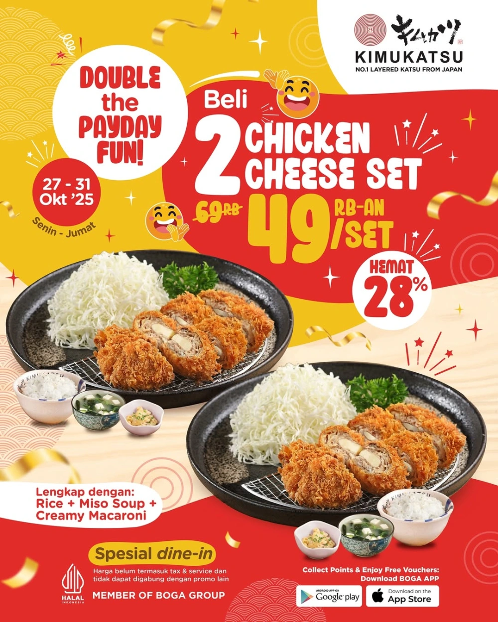 Promo gajian kimukatsu [instagram.com/kimukatsuid]